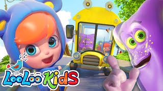 Wheels On The Bus - Educational Videos For Kids & Toddlers - Preschool Looloo Kids Songs