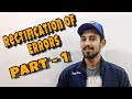 Rectification of errors | Accounts | Class 11