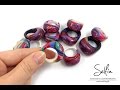 (Part 2 - English) Video tutorial: Bright ring from polymer clay with a hole cut outs !