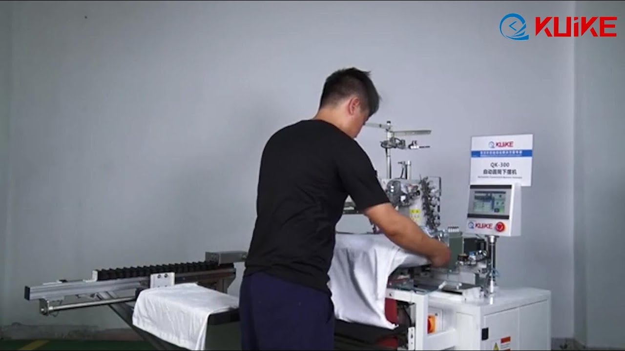 Quick Automatic Folding Sewing Machine For Knits Tshirt Polo Shirt