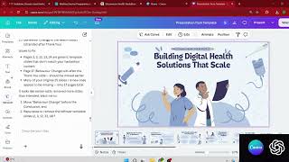 Generate Slides with canvaAI
