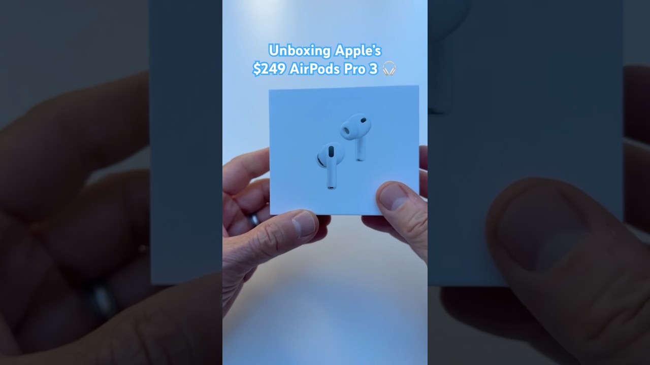 Unboxing Apple's New $249 AirPods Pro 3 - YouTube