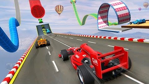 Formula Car Racing Simulator - Impossible Mega Ramp - Android iOS Gameplay
