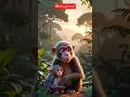 बच्चे के लिए जान दे दी… माँ बंदर 😢!“She Died Saving Her Baby… Mother Monkey 🐒💔”#shortvideo