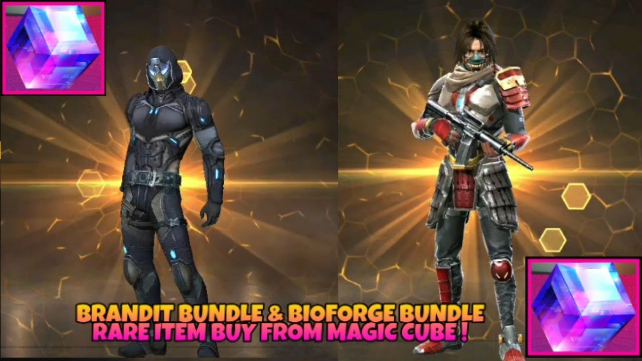 Free Magic Cube Buy Bandit Bundle Amp Bioforge Bundle In Garena Free Fire