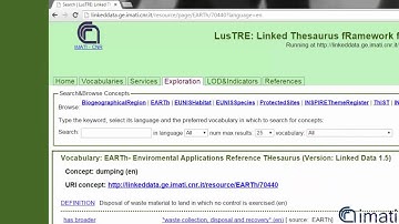 The eENVplus Linked Thesaurus fRamework for Environment. LusTRE