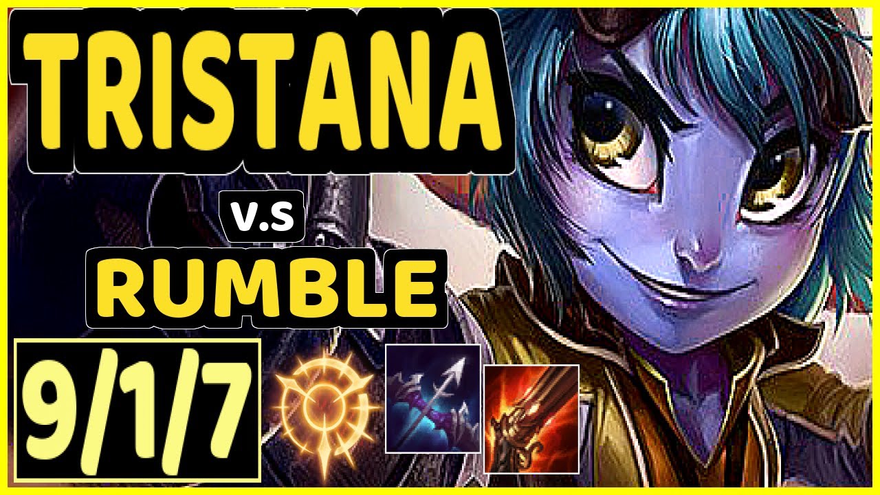 POBELTER (TRISTANA) vs RUMBLE 9/1/7 KDA MID CHALLENGER GAMEPLAY NA