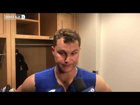 Dodgers postgame: Joc Pederson discusses debut at first base, difficulty pinch-hitting