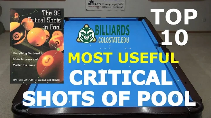 Top 10 Most Useful CRITICAL SHOTS in Pool