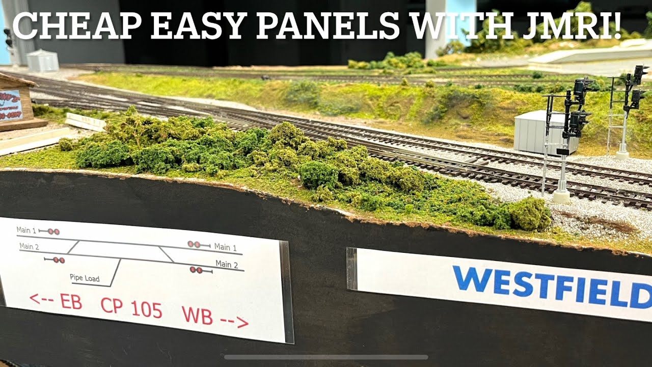 Jmri Panel Pro Example Cheap and Easy Layout Panels with JMRI Panelpro and Basic Supplies ...