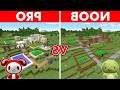 My Side vs. Your Side: ULTIMATE Village Makeover! | jj and mikey (maizen) villager and village