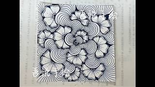 Just One Pen: Easy Relaxing Raindrop Patterns for Beginners screenshot 2