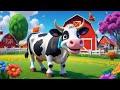 Coco Cow Says Good Morning ☀️🐮 Cheerful Song for Kids | Fun Farm Nursery Rhyme