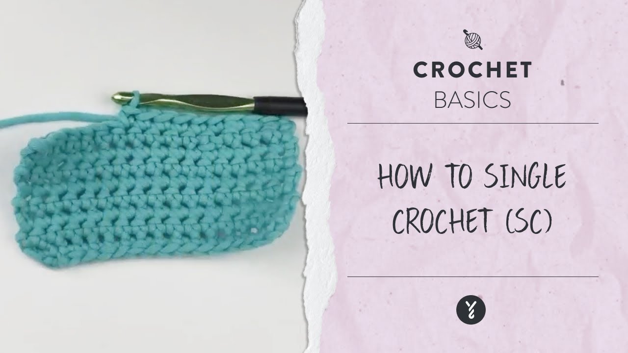 How To Single Crochet sc YouTube
