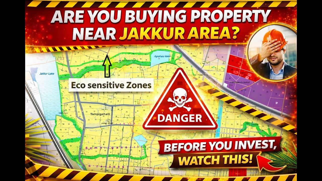 Экологически чувствительные районы рядом с Джаккуром и Танисандрой, Бангалор (строительство строг...