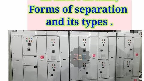 Forms of separation & it