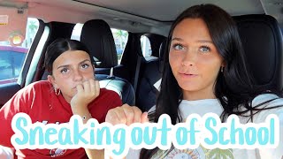 Sneaking my Little Sister out of SCHOOL! | Emma and ellie