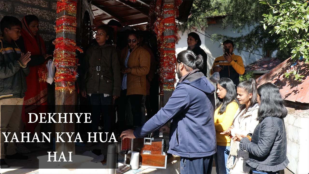 Live Bhajan in Shiv Mandir at Mukteshwar Uttrakhand | Siddhant Pruthi with Students