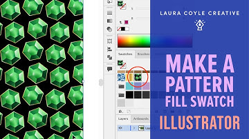Seamless Repeat Pattern Fill Swatch in Adobe Illustrator 2023
