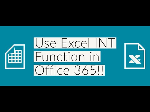 How to Use Excel INT Function in Office 365? Geek Excel