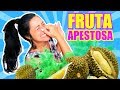 PROBANDO la FRUTA más APESTOSA del MUNDO! Frutas RARAS de ASIA! Durian, qué Peste! SandraCiresArt