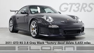 2011 GT3 RS 3.8 Grey Black/Black factory decal delete 5,652 miles 2011 GT3 RS 3.8 Grey Black/Black factory decal delete 5,652 miles
