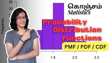 Probability Distribution Functions - PDF / PMF / CDF #statisticsfordatascience #datascienceinterview