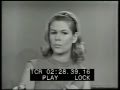 Elizabeth Montgomery talk show interview from 1966