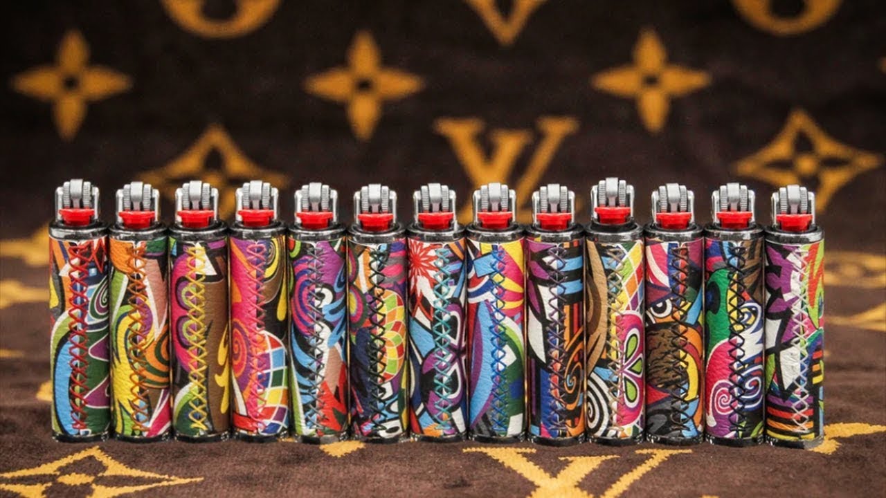 $800+ in DESIGNER LIGHTERS?, Etai LA, Hand Made (Gucci, LV) Lighter Cases