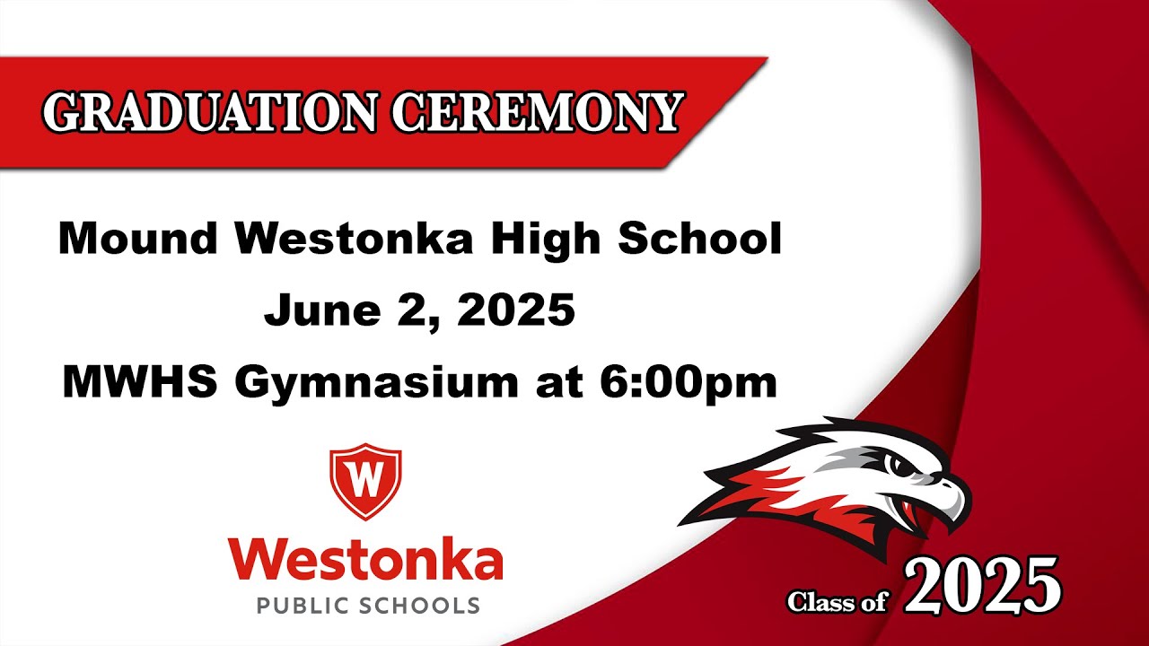 Mound Westonka High School 2025 Graduation Ceremony YouTube
