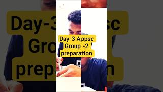 Day-3/120 days Appsc group-2 preparation #appsc #motivation #appscgroup2 #appolicejobs #ytshorts
