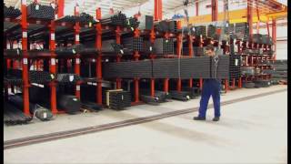 Tube bundle with two hooks introduction
