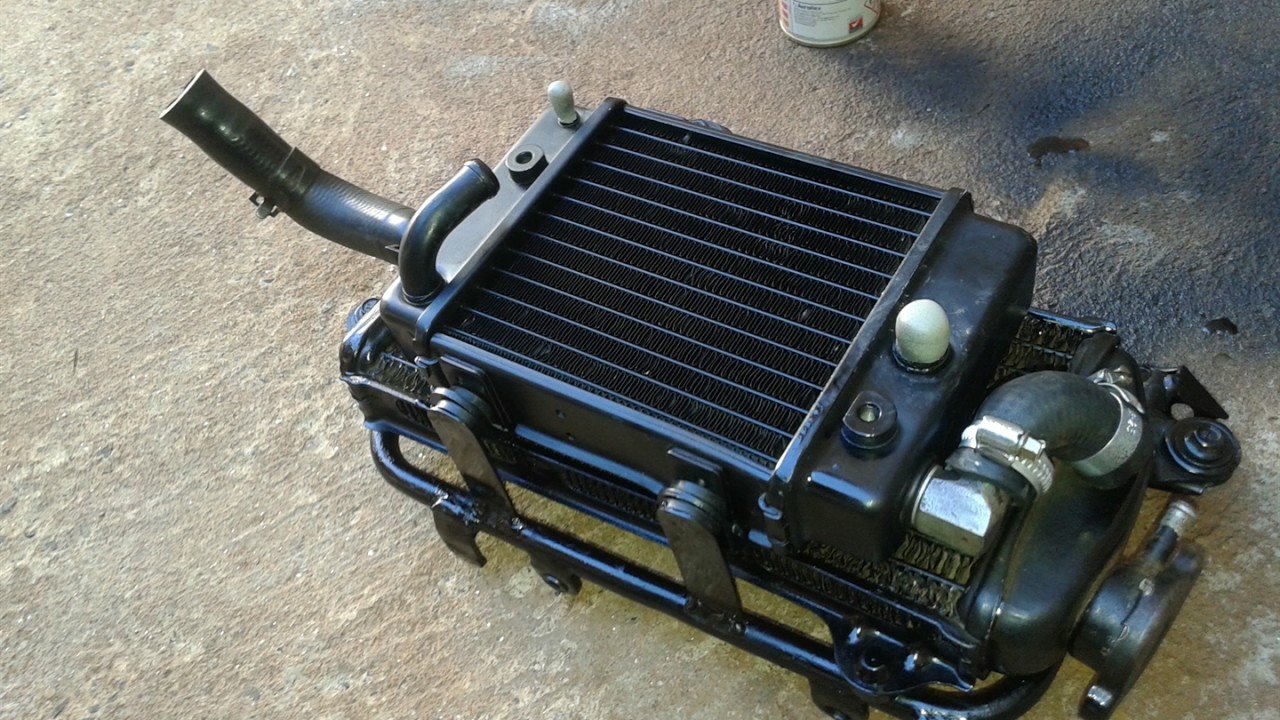 DT 200r para trilha. Adaptação de mais um radiador ## part 02 - YouTube