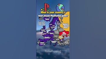 What is your country’s favorite PlayStaton game? | ItaliaMapping #fypシ゚viral #mapping #mapper #map