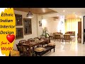 Ethnic Antique interior design meets modern interior design India | Indian ethnic interior design