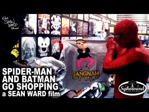 Spider-Man & Batman Go Shopping