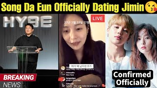 Jimin Dating Song Da Eun Officially Confirm 😘 BTS Jimin Song Da Eun Dating Relationship 😍#bts #jimin