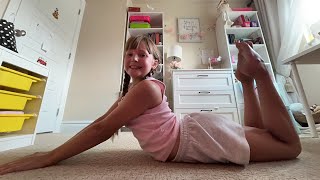 What a stretch! ( full body stretch made for any level!)🤩🌸in my room