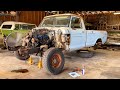 SWAMP Dragon Rescue! PUMP & CARB Abandoned 1974 F250 V8 FORD Forgotten Vintage Truck Restoration CT
