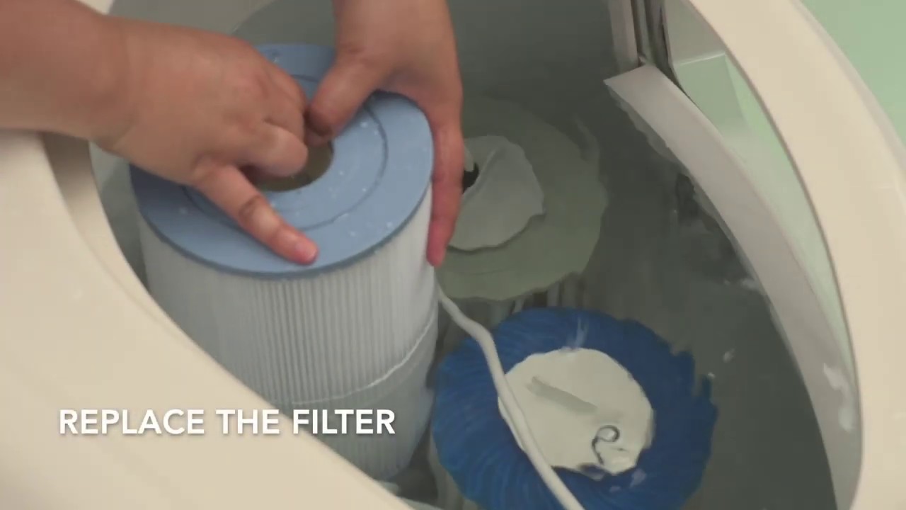 How To Clean a Hot Tub Filter YouTube