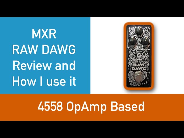 ギター MXR RAW DAWG Over Drive MXR EG74 Raw Dawg Overdrive Pedal | Sweetwater