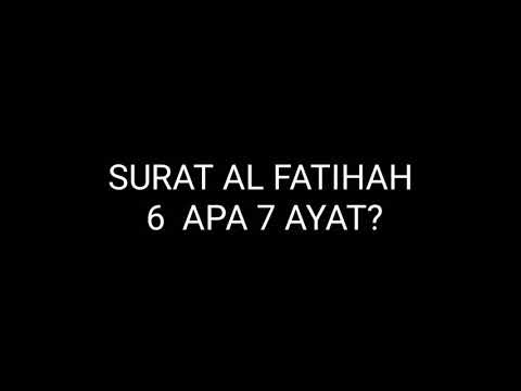 AL FATIHAH 6 APA 7 AYAT ? | TAFSIR SURAT AL FATIHAH | TAFSIR JALALAIN