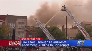 Fire Tears Through Laundromat, Apartment Building In Bridgeport