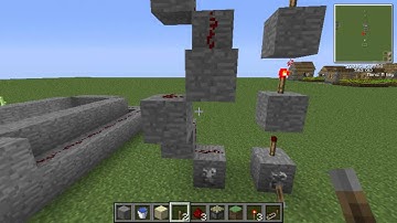 Redstone Tutorial - Vertical Redstone Circuit