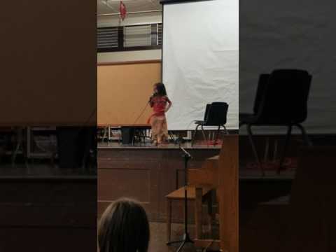 Moana cover: Kekaha Elementary school talent show 1st place WINNER....5yrs old