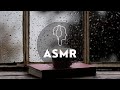 Piano playing in another room and it's raining | ASMR