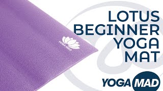 Career Overview The Lotus Beginner Yoga Mat by Yoga-Mad