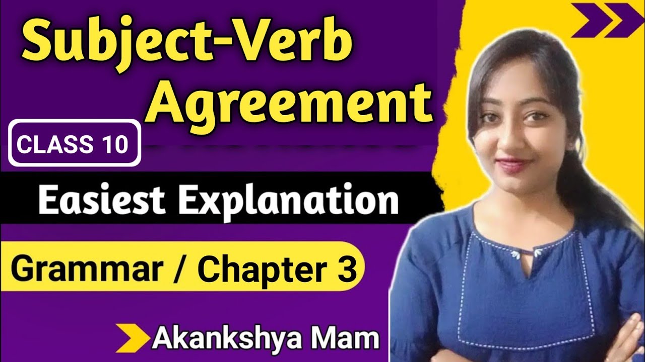 10th class english grammar chapter 3 | subject verb agreement class 10 ...