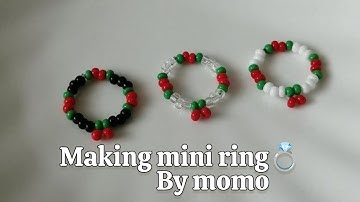 Simple Beaded Rings Tutorial: How to MakeEasy Beaded Rings