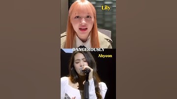 Thumbnail of Who sang it better? || #ahyeon #lily #nmixx #babymonster #dangerously